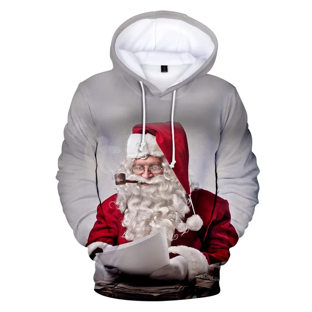 Christmas New Hoodies for Men Clothinig Winter Warm Hoodie Funny Kids Hooded Long Sleeve High-quality Pullovers Oversize Tops