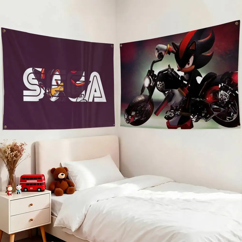 Game S-Shadow The H-Hedgehogs  Flag Suitable For Party Club Outdoor Interior Wall Decoration Banner Fans Gift