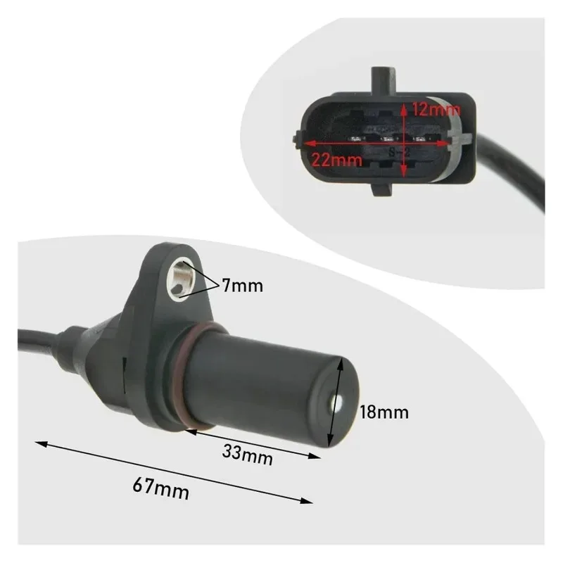 39180-27800 مستشعر موضع العمود المرفقي لشركة هيونداي سانتا في 2005-2009 جديد