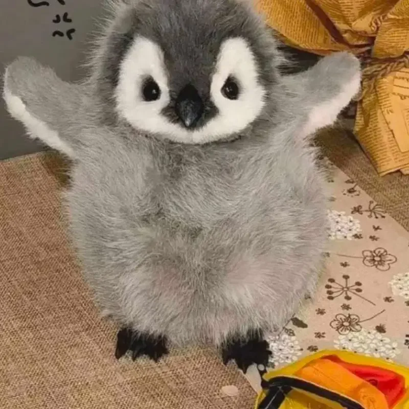 Urocze słodkie pingwiny lalka wypchana zabawka przytulanie lalka bawełna wypełniona samotność wygodna zabawka dla dziewczynki