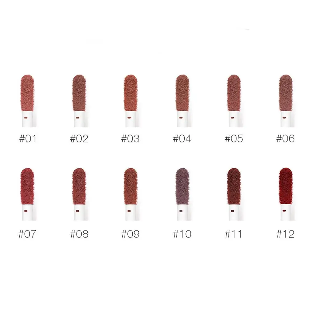 Matowy zestaw do ust Velvet Nude Liquid Gloss Wodoodporny tint Trwały kolor do makijażu dla kobiet