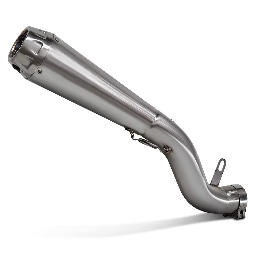For Honda CBR650R CB650R CBR650F CB650F 2014-2025 Motorcycle Slip on Line Exhaust Middle Link Pipe ARRO Muffler with DB Killer - view 2