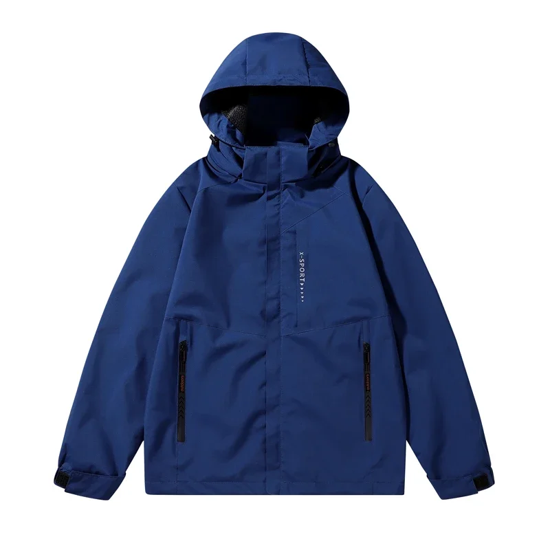 Plus Size Men\'s rain jacket waterproof Waterproof Coat Down Light Clothes Hooded Big Size Winter Sweat-shirt Mens Style Clothing