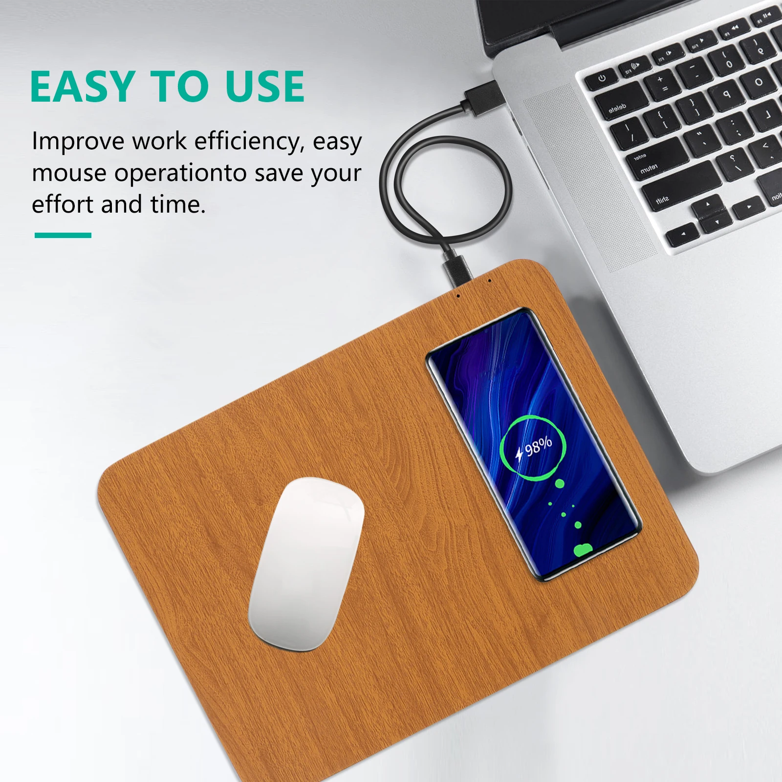 

wireless charging mouse pad gaming mousepad wireless charging mat Computer Gaming Mousepad Desk Accessories
