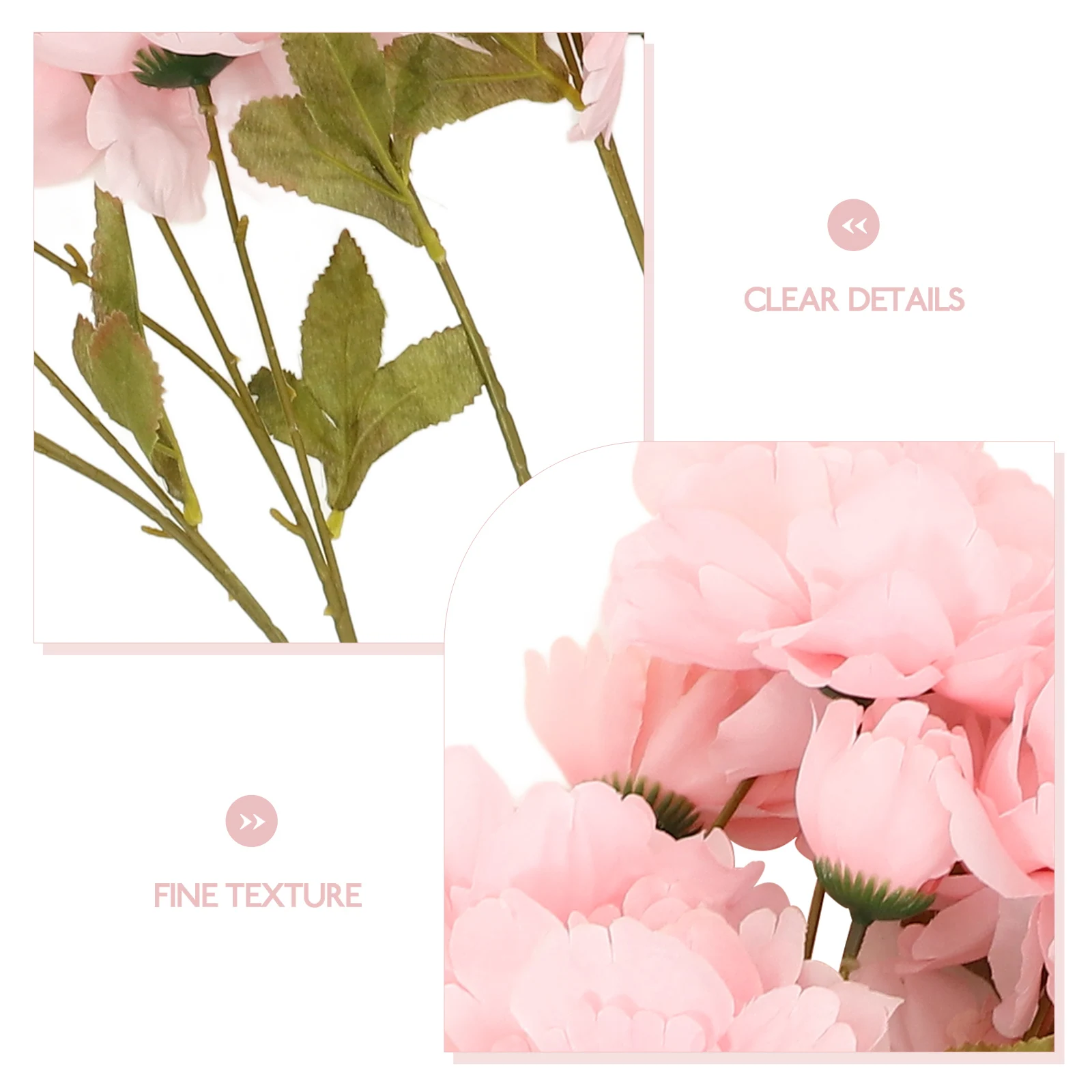 

5pcs Realistic Artificial Flowers Long Stem Fake Peony Picks Wedding Home Decor Simulation Flower Bouquet Diy Decoration Living