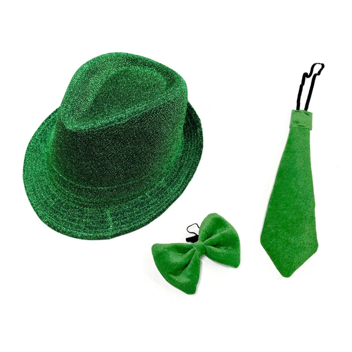 St. Patrick's Day Hat Contrast Create Atmosphere Green Cosplay Festival Bow-Knot Bow Tie for Party Festival