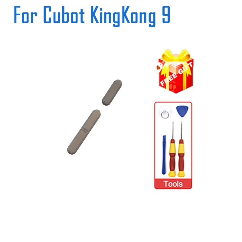 New Original Cubot King Kong 9 Rear Cover Metal Piece Left and Right Decorative Volume Custom Button For Cubot KingKong 9 Phone