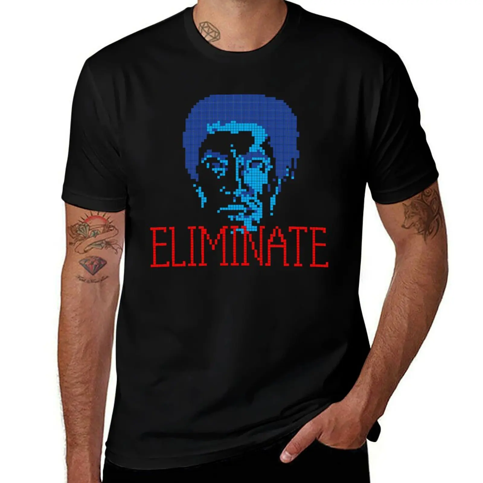 Blake's 7 - ELIMINATE T-Shirt basketball graphic tees blue archive kawaii clothes mens designer clothes