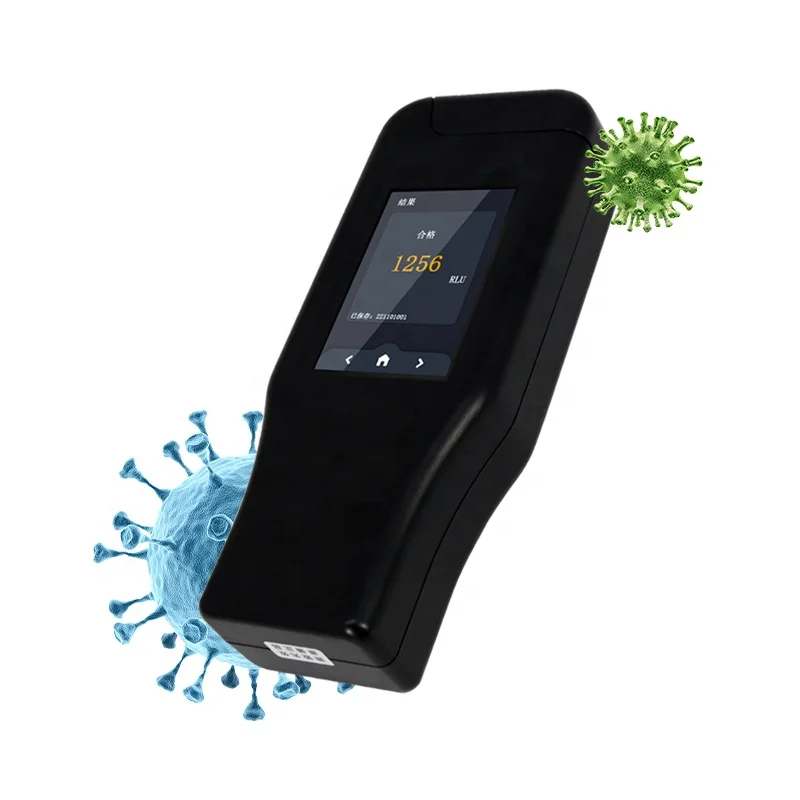 Fluorescence Detector Meter with Swabs Hygiene Sanitary Monitor Device  Tester Machine Bacteria Detector