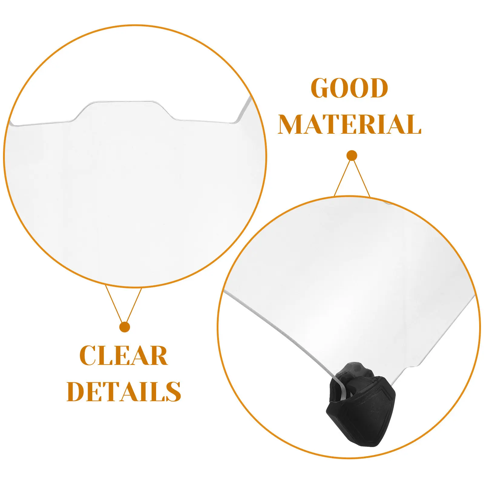 Football Clear Visor Uv Protection Plastic Lens Face Protection Replacement Sports Accessory Football Visor Clear