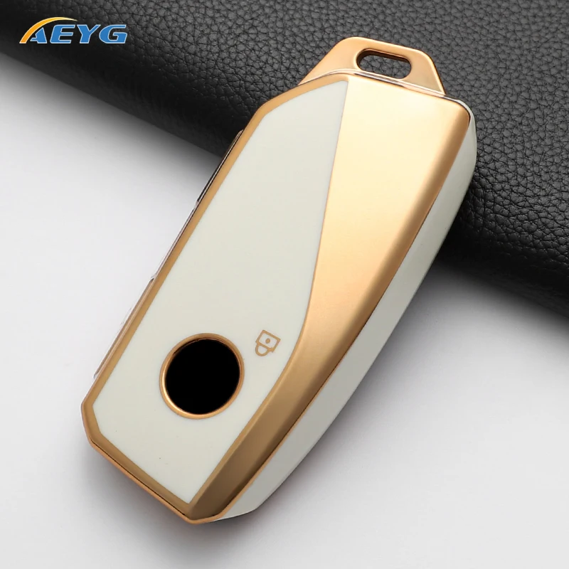 TPU Car Key Case Cover Shell Fob For BMW I7 X7 G07 LCI IX I20 X1 U11 7 Series G70 G09 XM U06 G81 M3 Key Protection Accessories