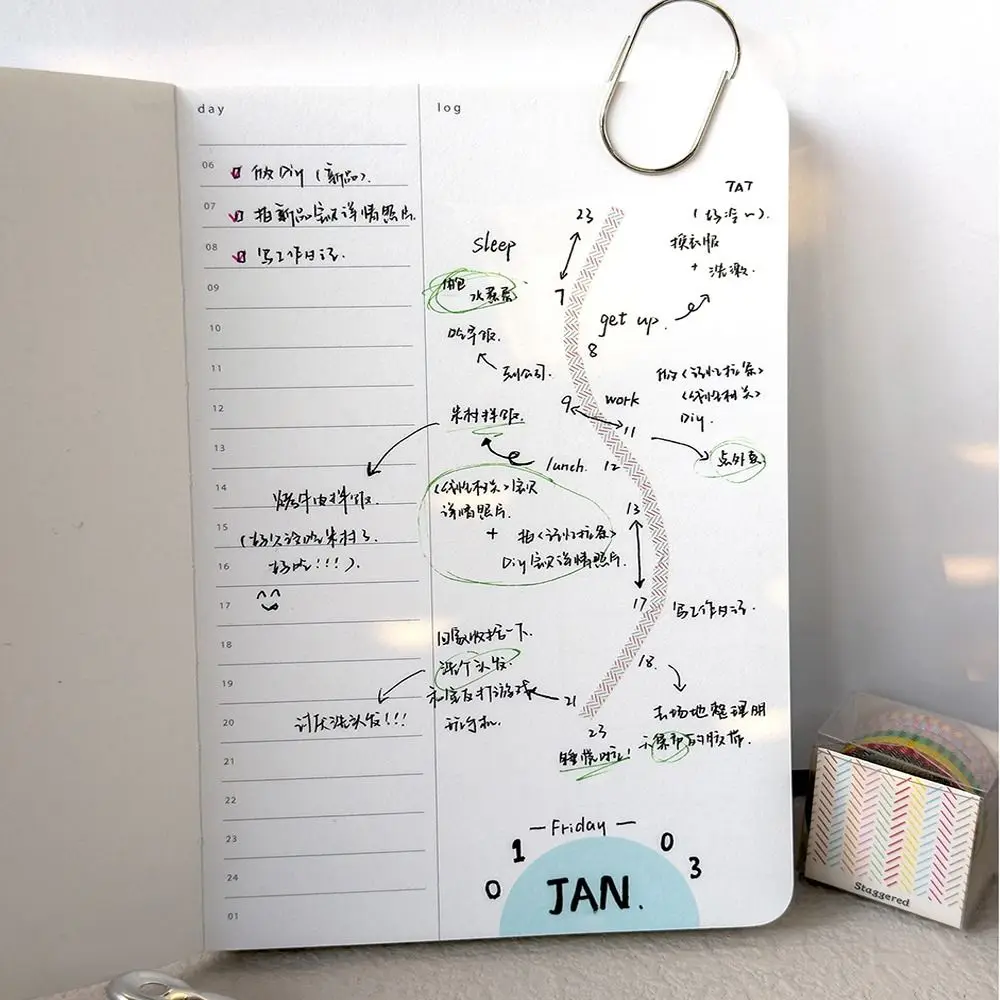 8 Rolls Hand Ledger Paper Artwork Decorative Tapes 8 Rolls 3MM Wide Sticker Roll Colorful DIY Grid Adhesive Tape Handmade Crafts