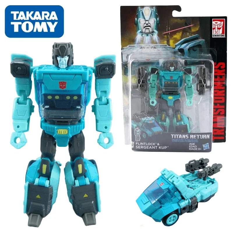 In Stock Takara Tomy Transformers G Series Titan Return D-Class Sergeant Cup Robot Anime Action Model Toys Gift