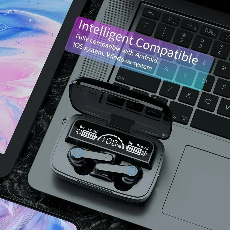 جديد TWS سماعات بلوتوث 5.3 9D سماعات لاسلكية عالية الدقة تعمل باللمس IPX7 سماعات عرض رقمية مقاومة للماء #2