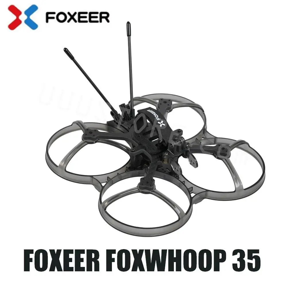 

Foxeer Foxwhoop35 142mm T700 Carbon with Silky Coating Unbreakable Frame for Vista / HDzero / Analog FPV 3.5inch Cinewhoop Drone