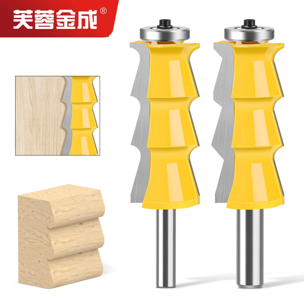 8 Handle 1/2 Handle Woodworking Milling cutter, Louver Armrest cutter, Line cutter, Armrest cutter, Carving Machine