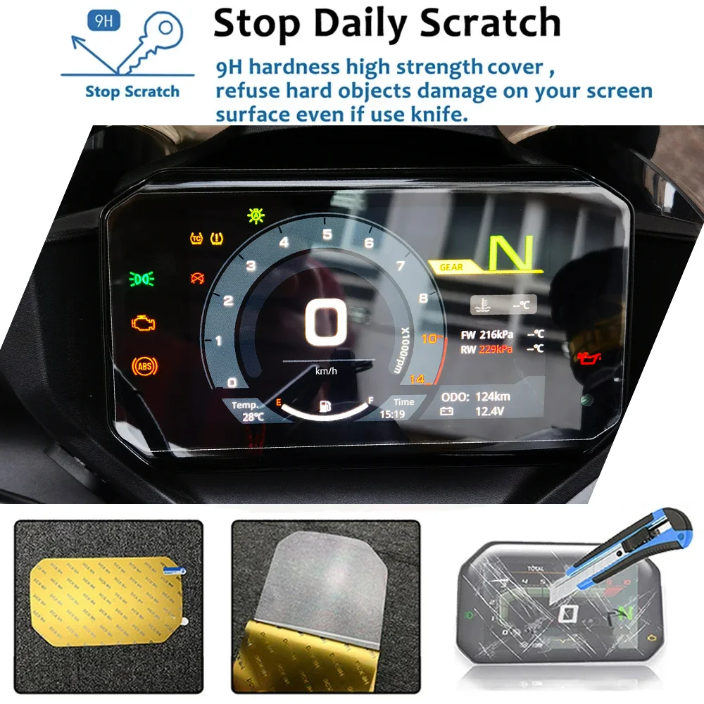 For CFMOTO CF MOTO 800NK NK800 NK 800 NK Motorcycle Accessories Cluster Scratch Protection Film Dashboard Screen Protector