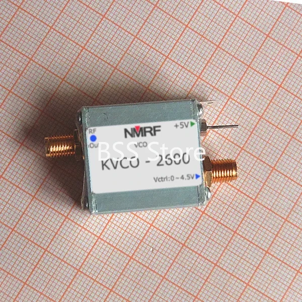 

KVCO-2600 2,45-2,80 ГГц RF микроволновый генератор напряжения VCO может использоваться в качестве широкополосного модуля источника сигнала