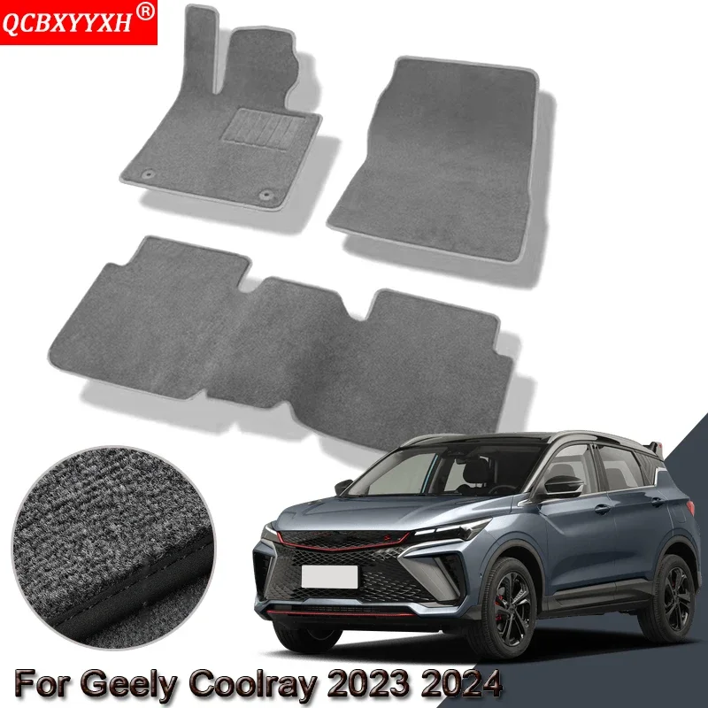 

Автомобильные коврики на заказ для Geely Coolray 2023 2024, водонепроницаемые нескользящие коврики, внутренняя защита, ковры, автоаксессуары