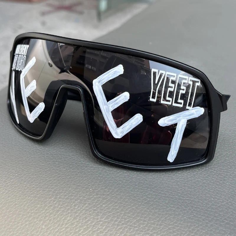 

Jey Uso YEET Sunglasses Black Blue MAIN EVENT Sports Shades Motorcycle Glasses Adult Children Key Uso WWE Eyewear Gift