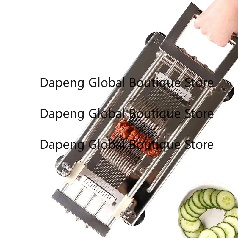 Manual Multifunctional Root Vegetable Slicing Shredding Equipment Potato Ginger Cutting Tool
