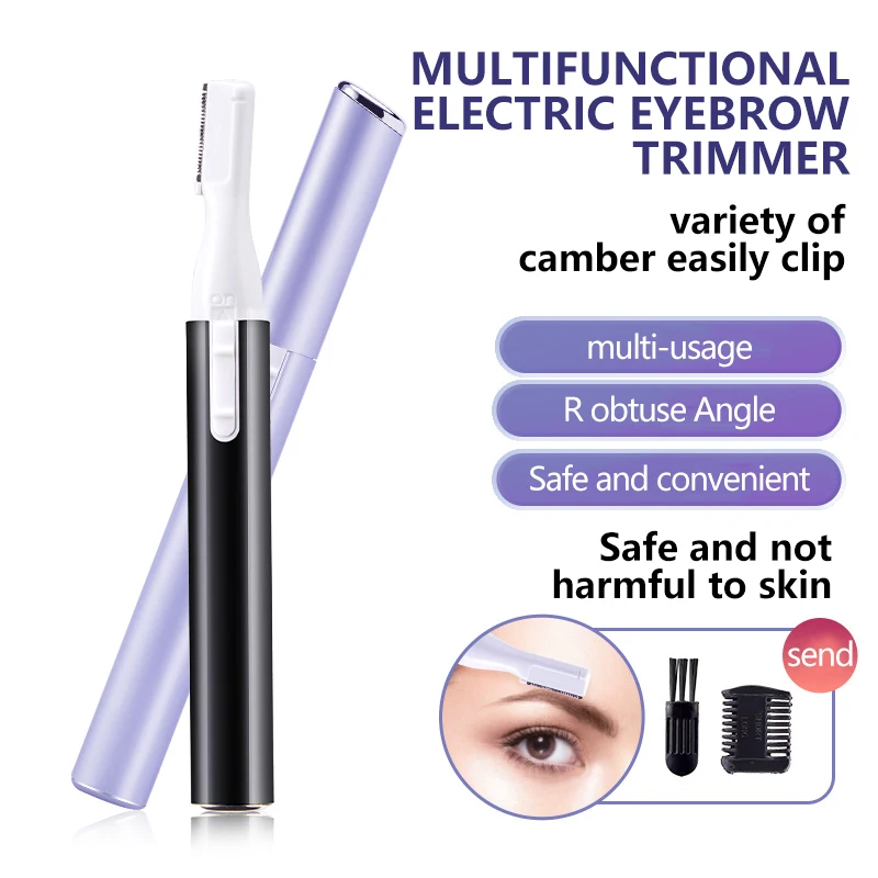 Electric eyebrow trimmer multifunction washable eyebrow razor ladies do not hurt skin baby Mens shave razor