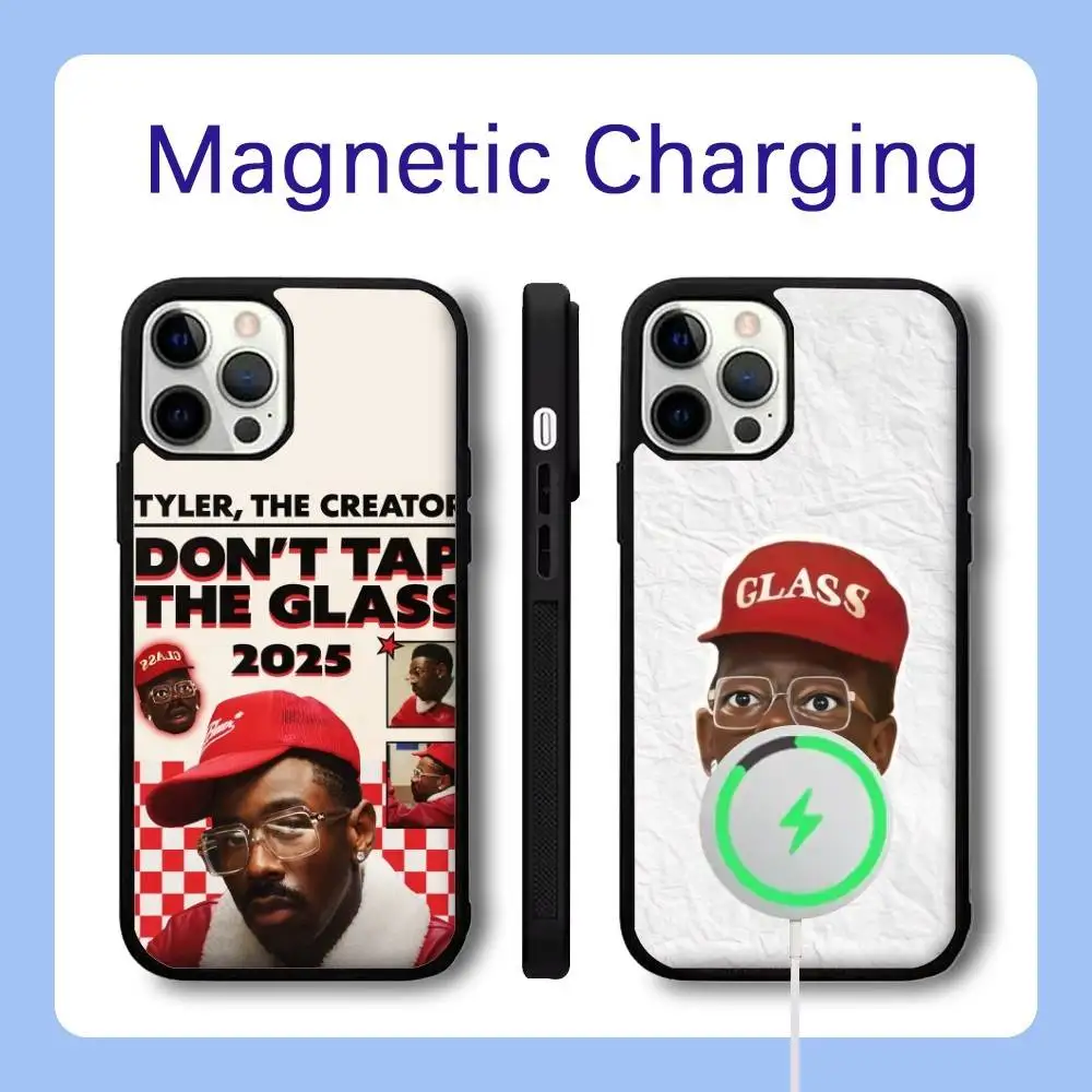 

Tyler The Creator DONT TAP THE GLASS Phone Case For iPhone 16,15,14,13,12,11,Pro,Max,Plus,Mini,SE Magsafe Wireless Charging