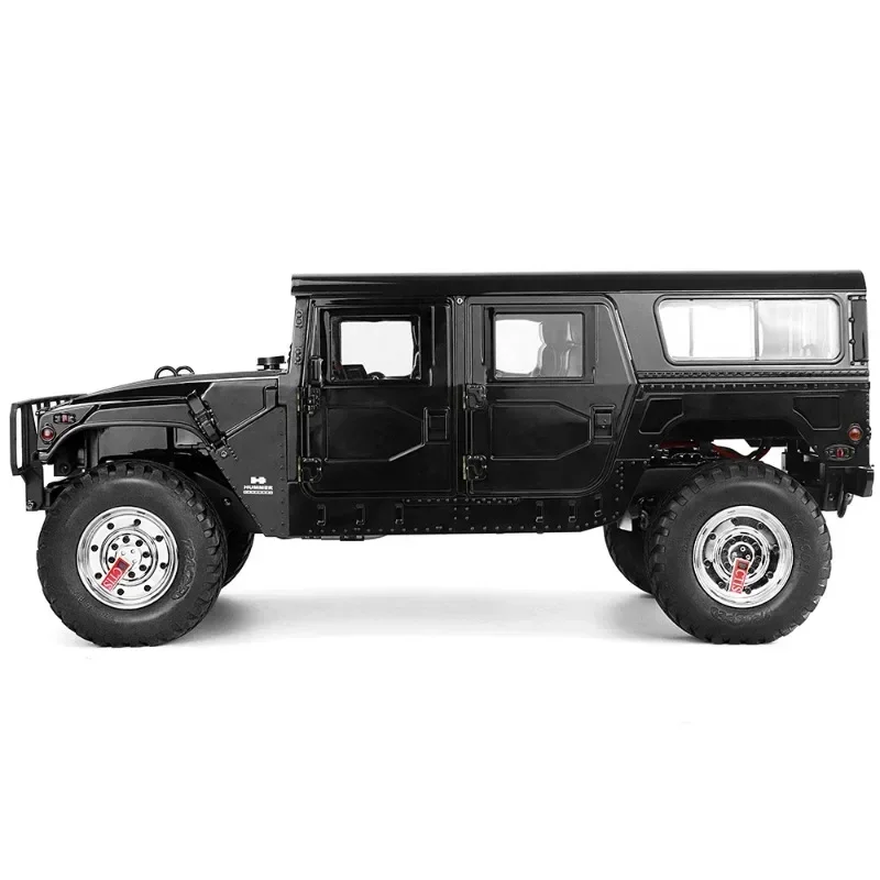 HG 1/10 US American H1 Alloy Car Civilian Military 4WD 16CH RC Truck Upgrade With Sound and Light KEYIGE HG-P415 Adult toy gift