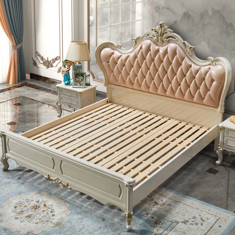 Luxury King Size Bed Europian Multifonction Modern Princess Bed Bedroom Storage Camas Y Muebles Dormitorio Home Furniture