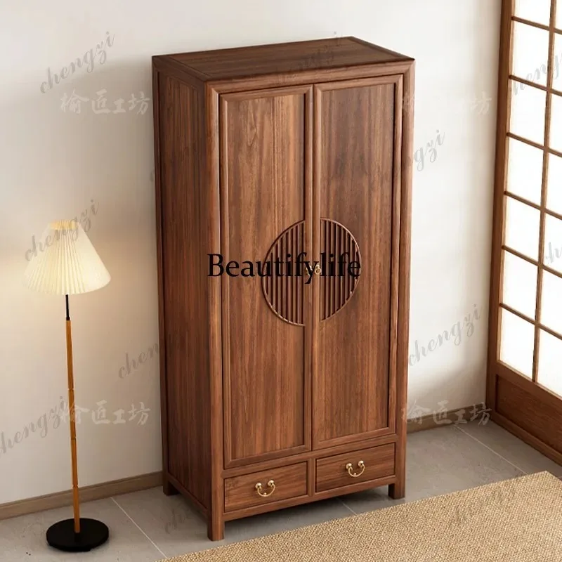 CC182 All log wardrobe Fragrant camphor wood All solid wood wardrobe Homestay self-built house Moisture-proof  wardrobe