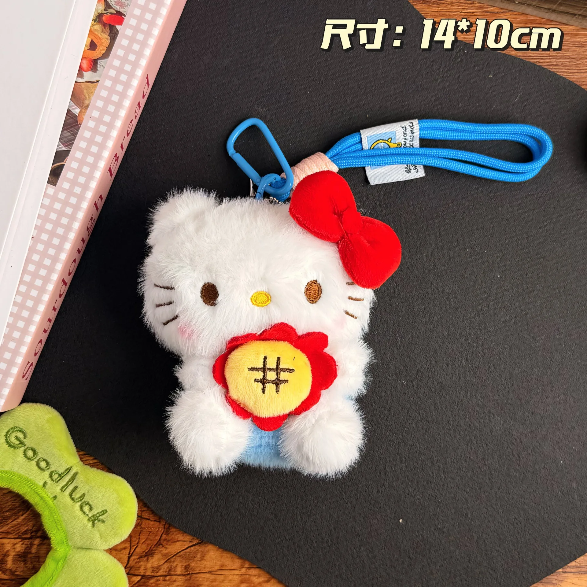 Nieuwe Hello Kitty Pluche Sleutelhanger Cartoon Anime Telefoon Keten Mode Auto Rugzak Sleutelhanger Schattig Meisje Knuffel Vriend Verjaardagscadeautjes