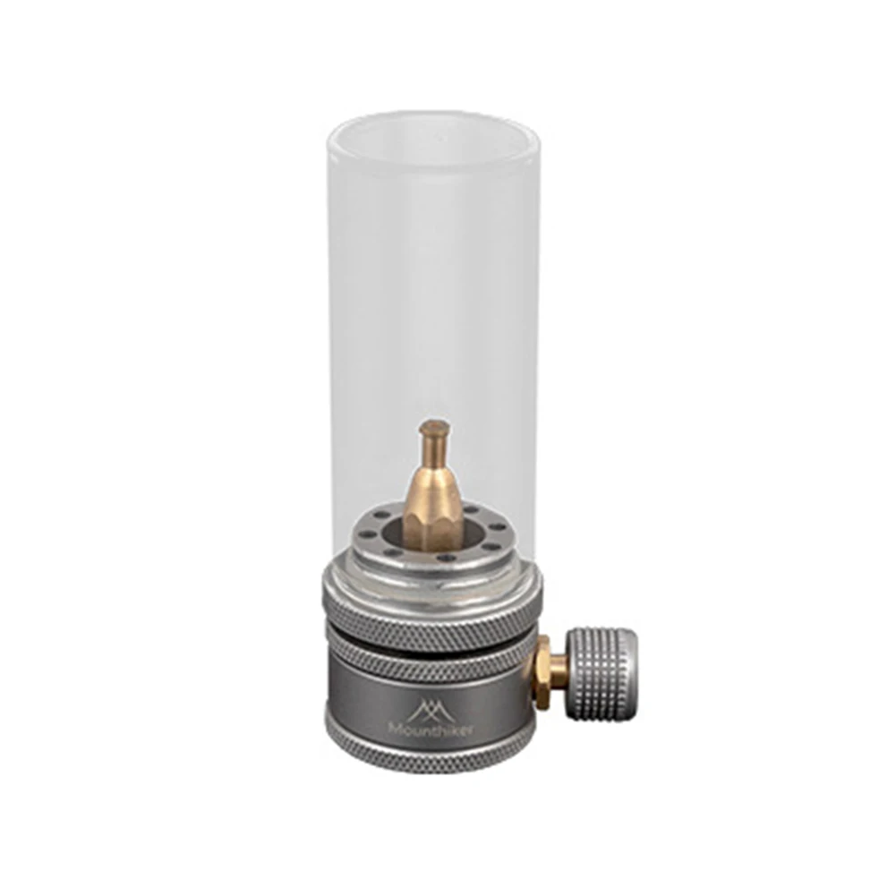 

Головка газового фонаря для кемпинга с помощью винта, совместимость с бензобаком, легкий алюминиевый сплав, регулируемая яркость