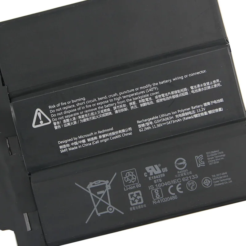 SupStone G3HTA063H G3HTA064H G3HTA065H G3HTA066H G3HTA044H DYNH02 Battery For Microsoft Surface Book 3 1908 1900 1909 1899 1907