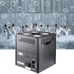 Stage Vertical LED Smoke Bubble Machine DMX512 Remote Control for DJ DISCO Wedding Bar Nightclub Party Show Lighting Effect