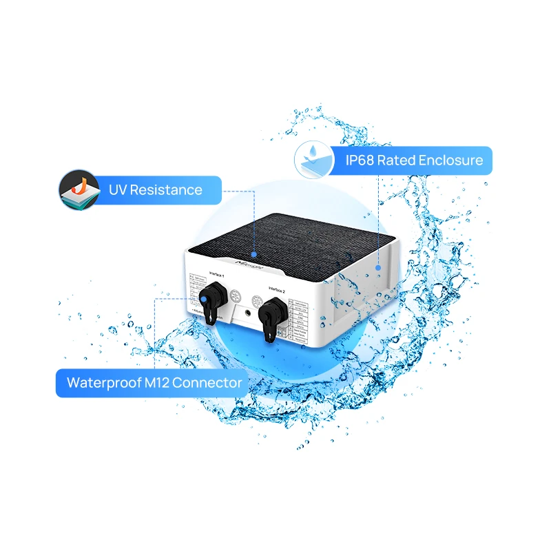 MileSight UC501/502 P68 LoRaWAN 4G IoT Controller for Agricultural Soil Monitoring/Metering & Power Plant Equipment Monitoring