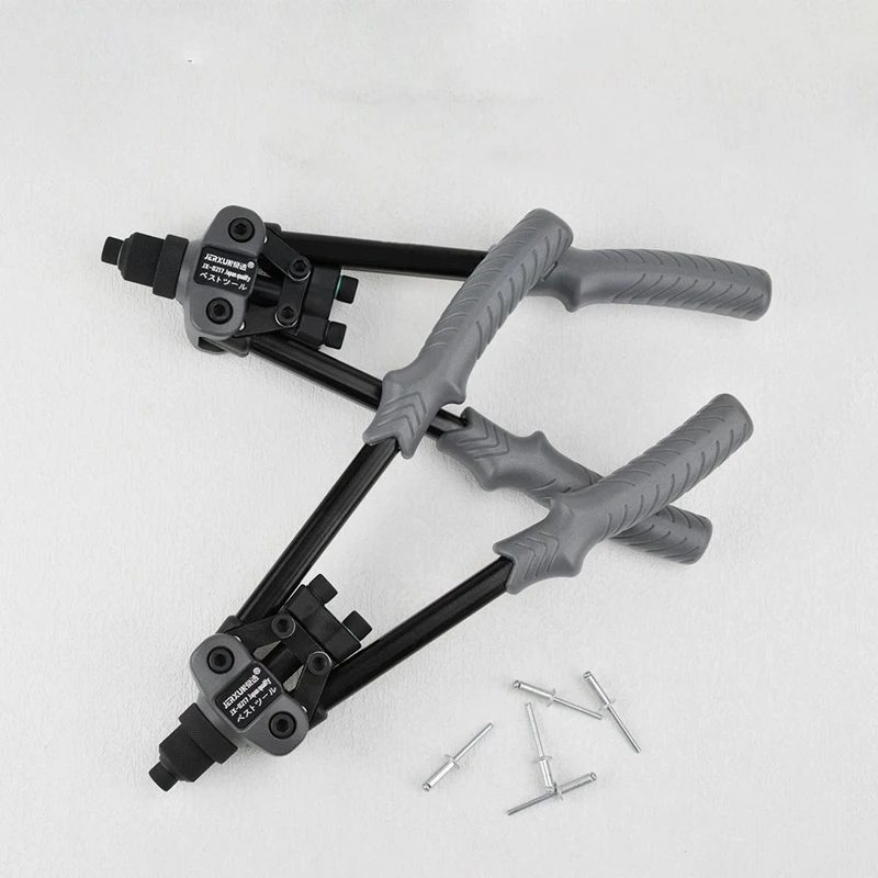 Пистолет для заклепок с сердечником, бытовой трудосберегающий пистолет с выдвижной крышкой, отвертка для гвоздей, ручной пистолет для гвоздей с тремя когтями и двойной ручкой