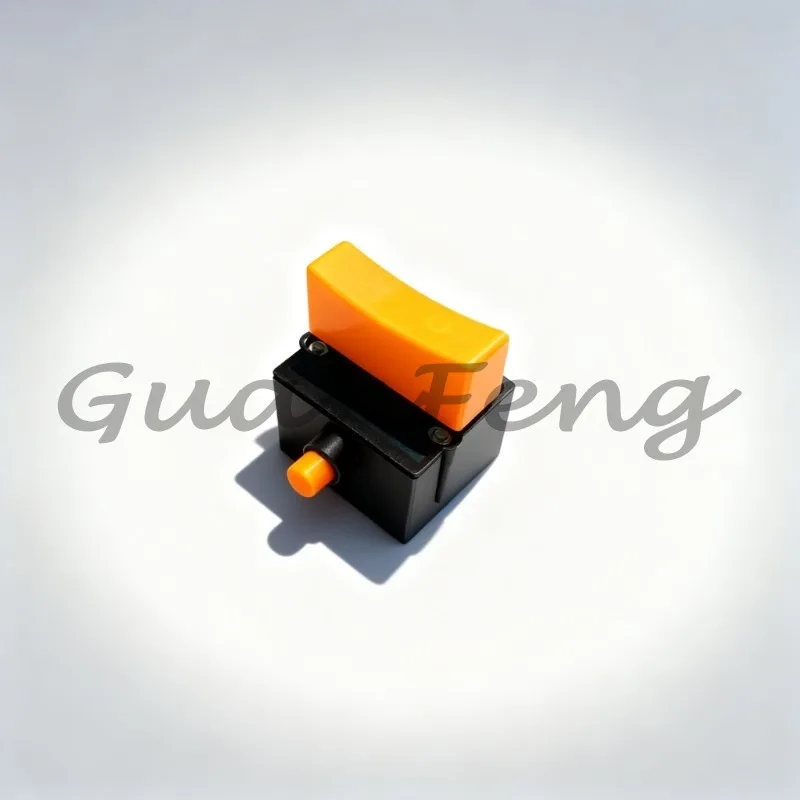 10A Large Hat Lockable Trigger Switch FA4-12/2BD, 350 355 Steel Cutting Machine Power Tool Switch Accessory