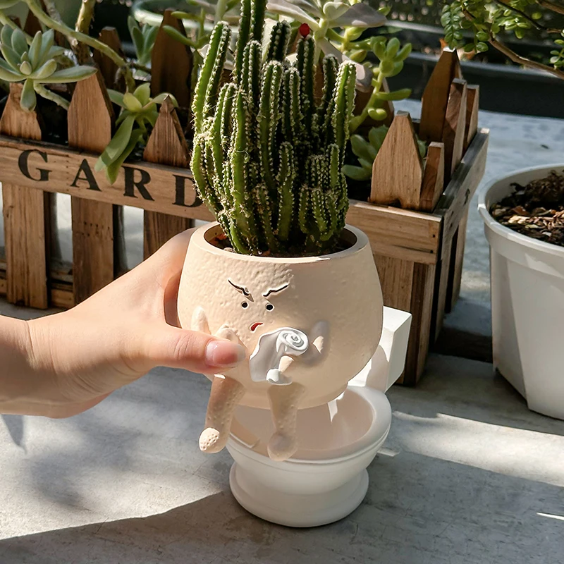 Vaso de Resina Engraçado em Fo - Gardening Tools Cute avaliação e preço