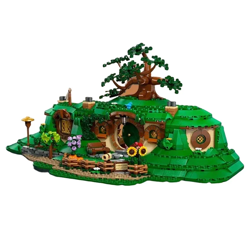 2017Pcs Creative Street View Bricks Toys Compatible 10354 Shire Hole Village Architecture Block Building Toys For Christmas Gift