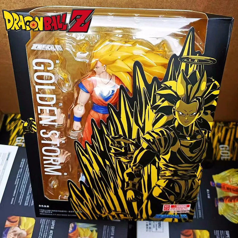 

Dragon Ball Z Shf Golden Storm Action Figure Super Saiyan Ssj3 Figurine Anime Collection Pvc Model Doll Statue Kids Toys Gift