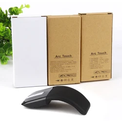 2.4G Wireless Mouse 1600DPI USB Arc Mouse Ergonomic Foldable For iPad Mac Tablet Macbook Air/Pro PC Laptop