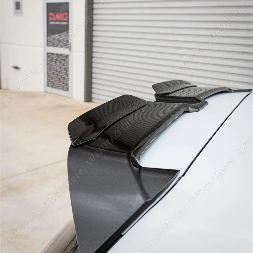 For Oettinger Roof Spoiler Extentions Flaps Rear Wing Winglets Fit Volkswagen Polo MK5 6R 6C GTI 2009-2017 Custom Body Kit