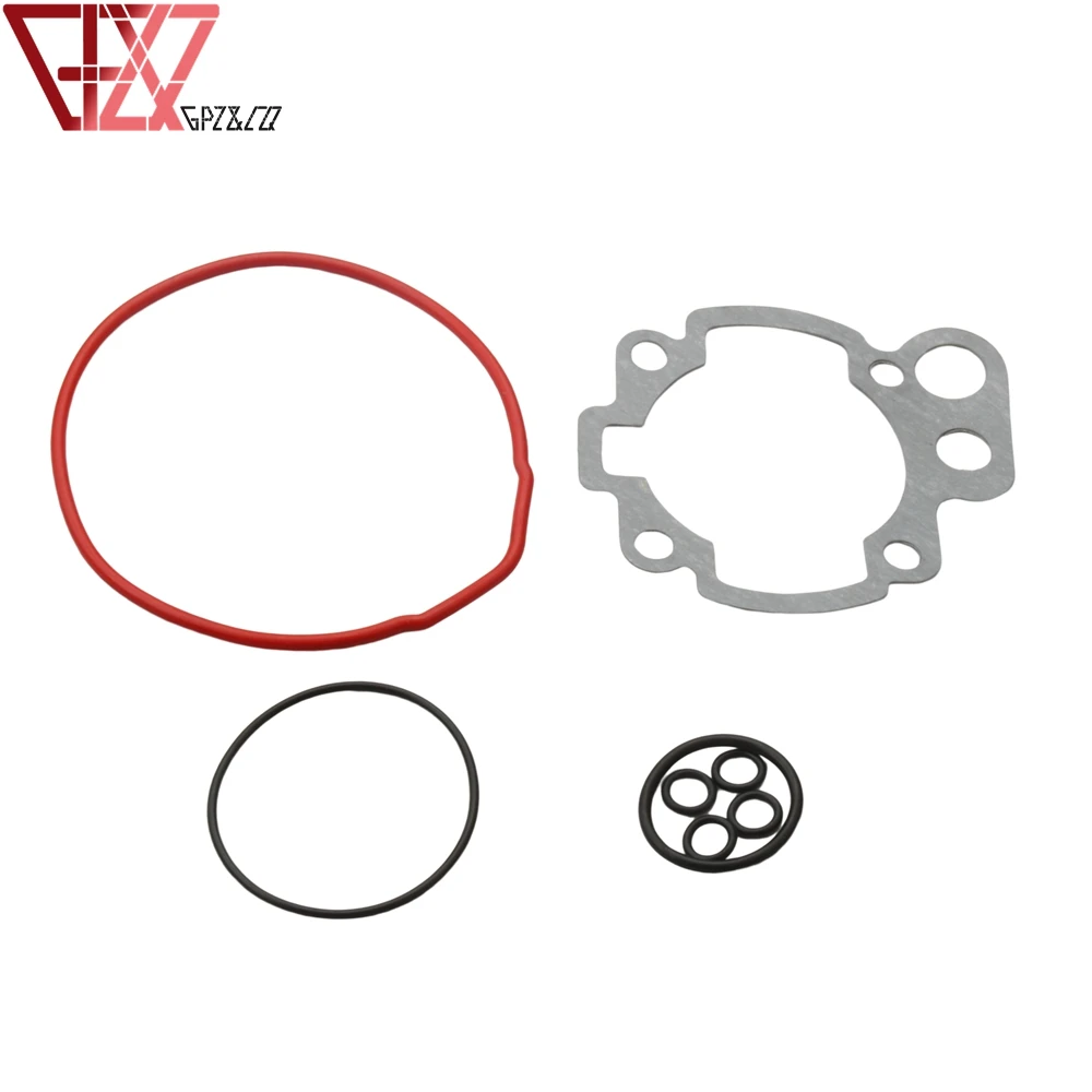 Motorcycle AM6 Cylinder Gasket Set Top End For Rieju 50 MRT MRX RS1 RS2 RS3 Matrix 50 SMX SM Spike 50cc 2T 1E40MB Engine