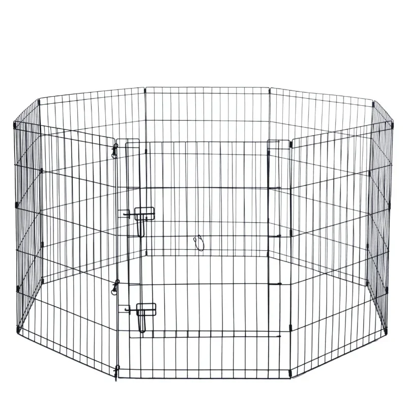 

Dog Playpen Metal Dog Fence for Indoor Use and Outdoor Yard