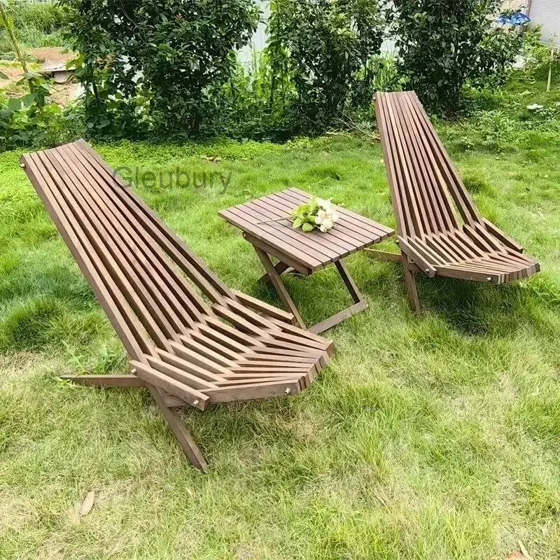 Folding Stool Folding Table Matching Table and Chairs Folding Leisure Outdoor Garden Chair Outdoor Beach Lounge Chair Furniture