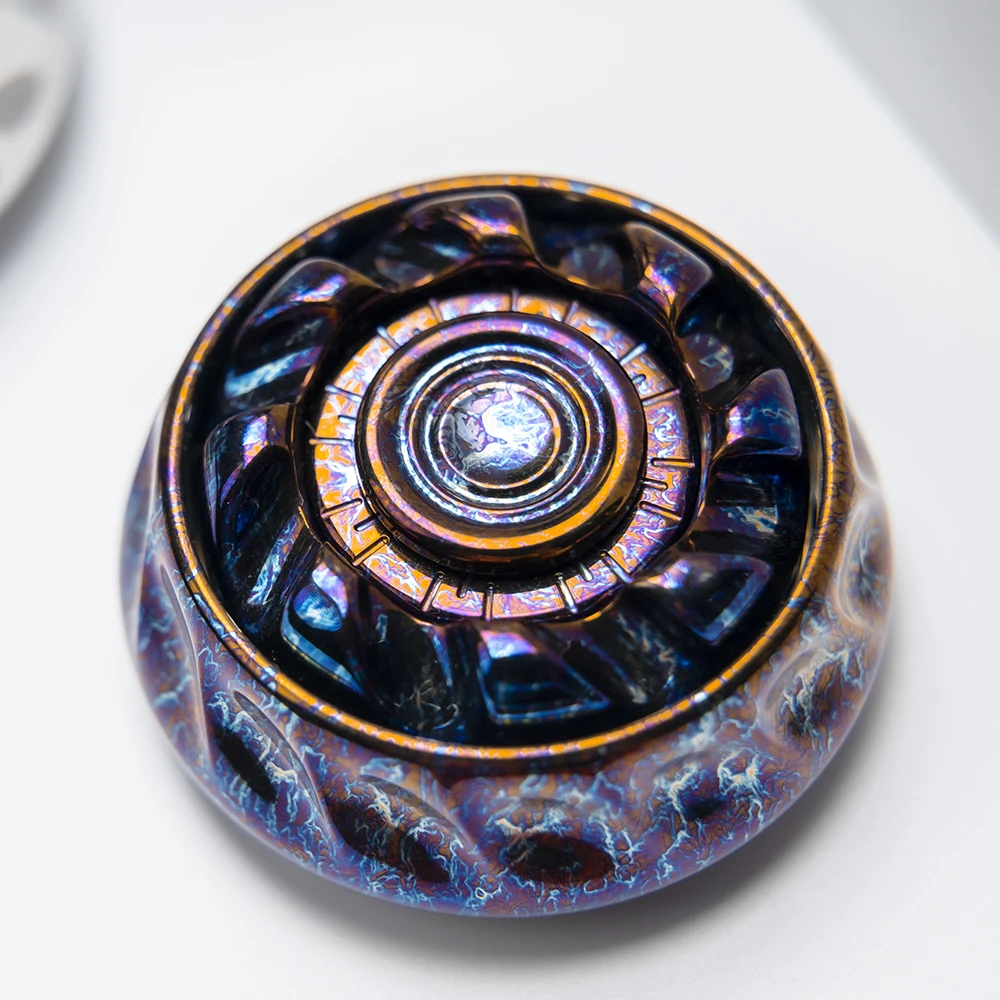 Ryan EDC WAVE Titanium PRO Fidget Spinner Haptic Coin Stress Relief Toy Original Designs Anti-stress Toys