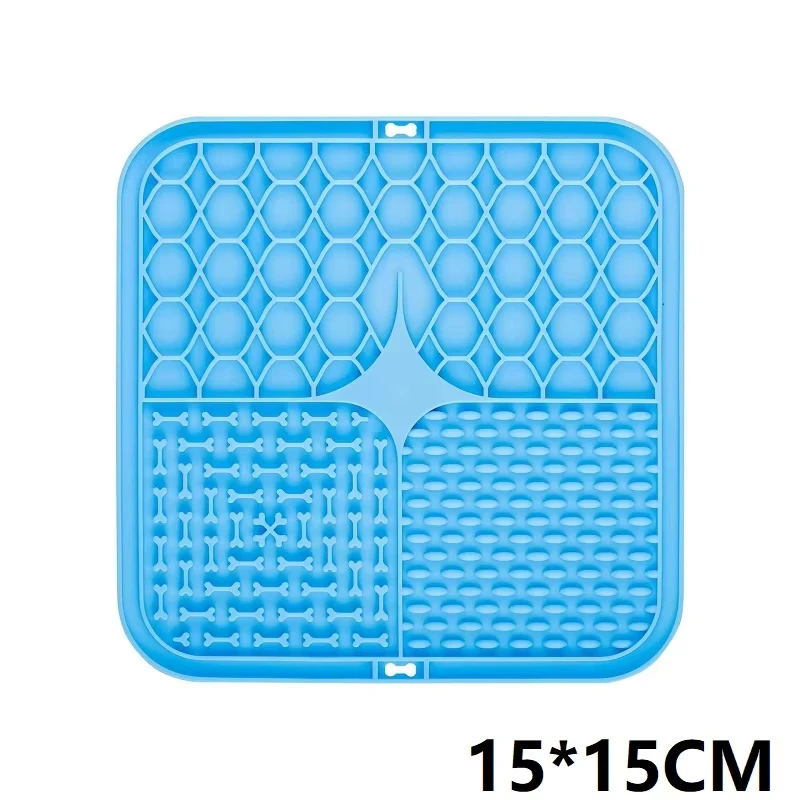 Pet Lick Silicone Mat Dogs Pet Slow Food Plate for Dog Bathing Distraction Silicone Dog Sucker Food Training Dog Feeder Supplies