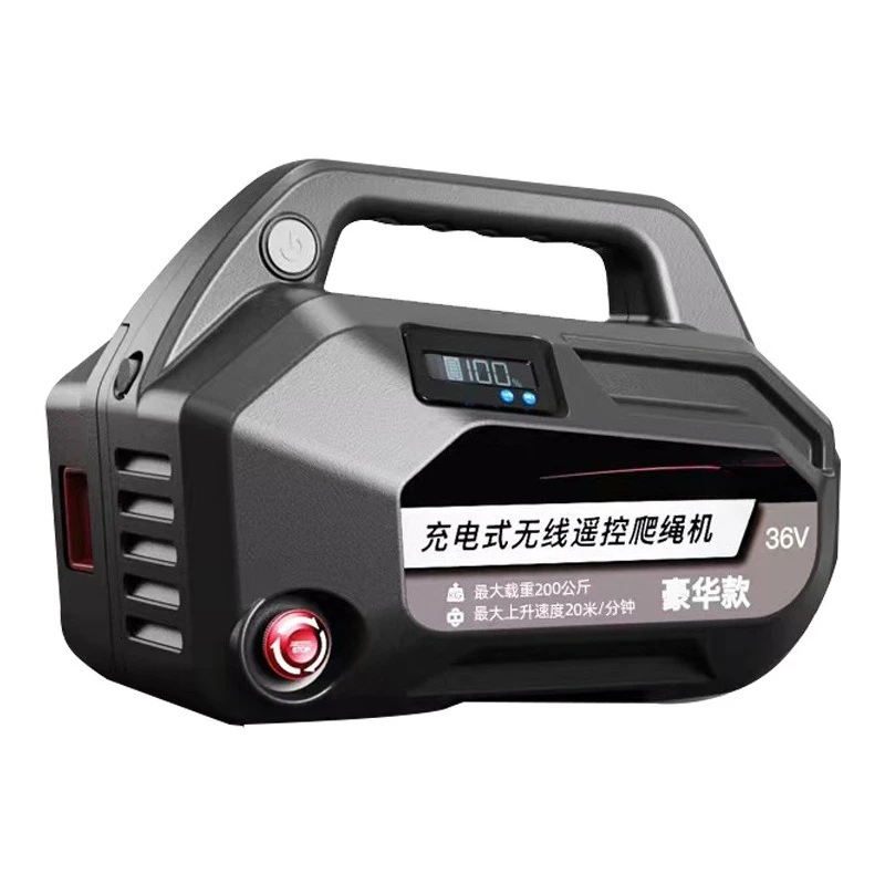 Electric rope climber, air conditioner, lifting tool, portable small electric hoist, wireless remote control rechargeable