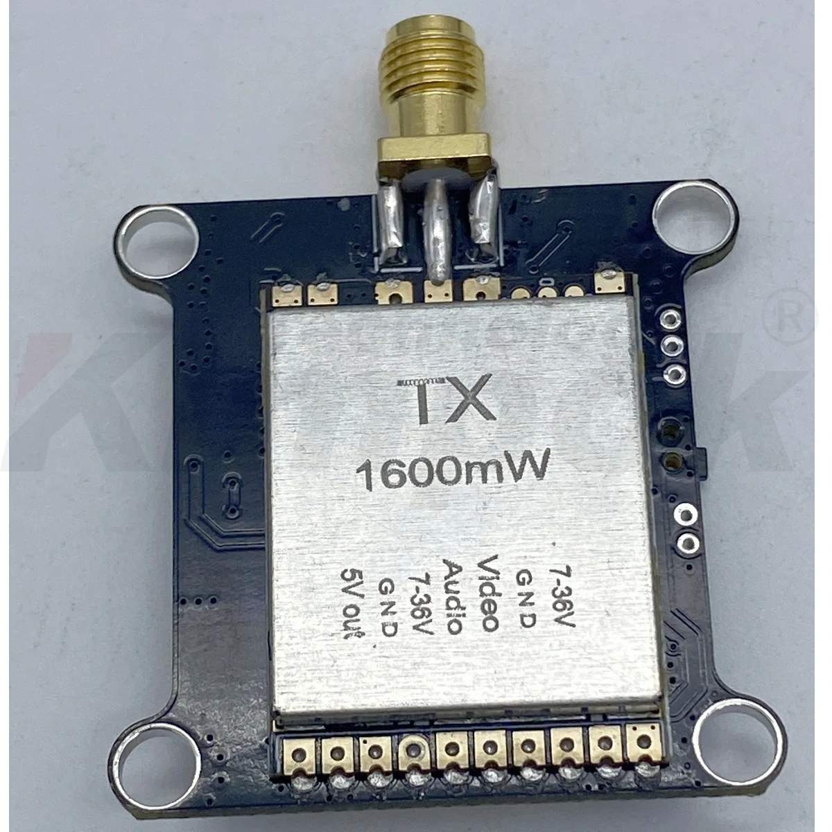 

1,2G 1,6 Вт FPV VTX видеопередатчик и приемник 8CH PAL/NTSC 1,2G VTX для дрона дальнего действия VTX