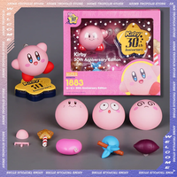 8.5cm Nendoroid Kirby 30th Anniversary Edition Anime Model Figurine Magnetic Movable Multi-accessory Hand Model for Child Gift